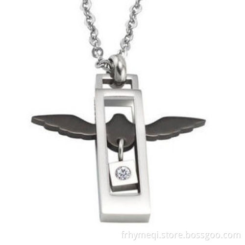 Titanium Steel Pendant, Sized 34 x 35mm